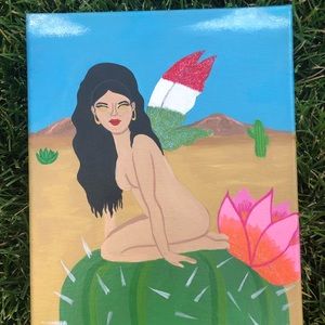 Mexican pride fairy painting